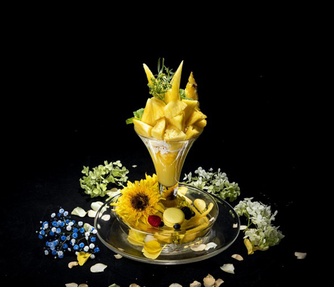 Pineapple parfait